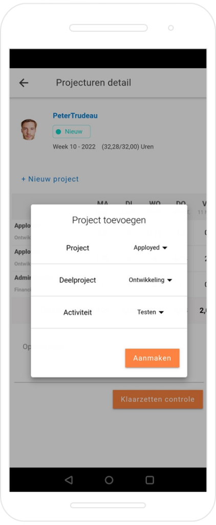 project-projecturen-toevoegen-app